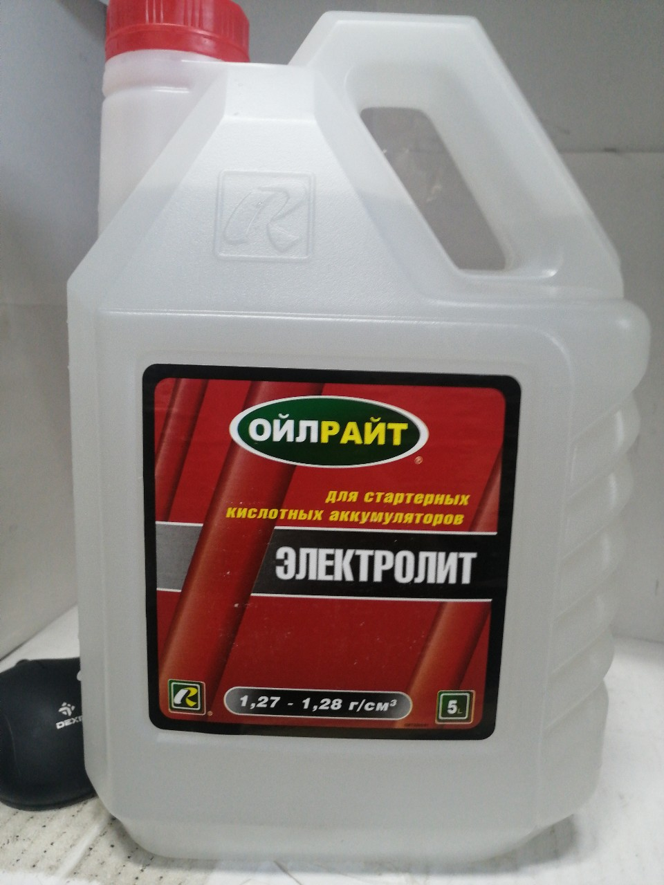 Купить запчасть OIL RIGHT - 5504 Электролит 5л OIL RIGHT 1,28 г/куб.см пэт