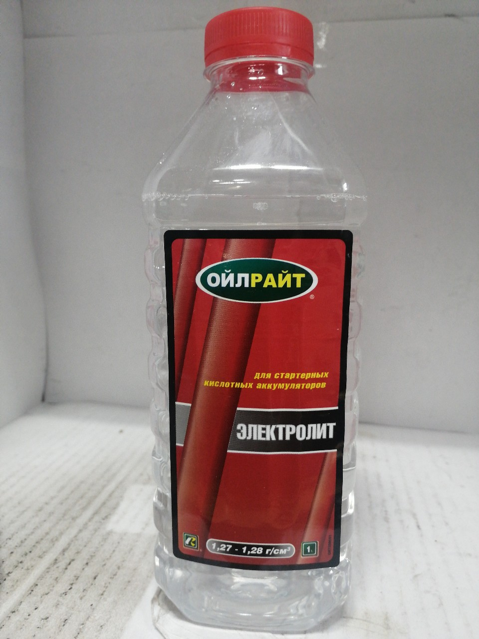 Купить запчасть OIL RIGHT - 5500 ЭЛЕКТРОЛИТ 1,28 Г/КУБ.СМ. 1 Л 12ШТ ПЭТ КАНИСТРА OI