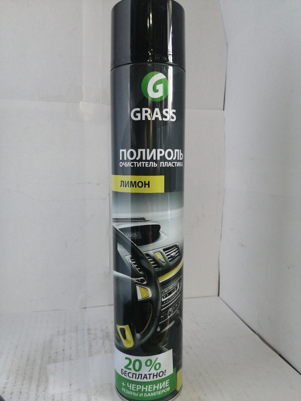 Купить запчасть GRASS - 1201071 Полироль пластика лимон (750мл) GRASS