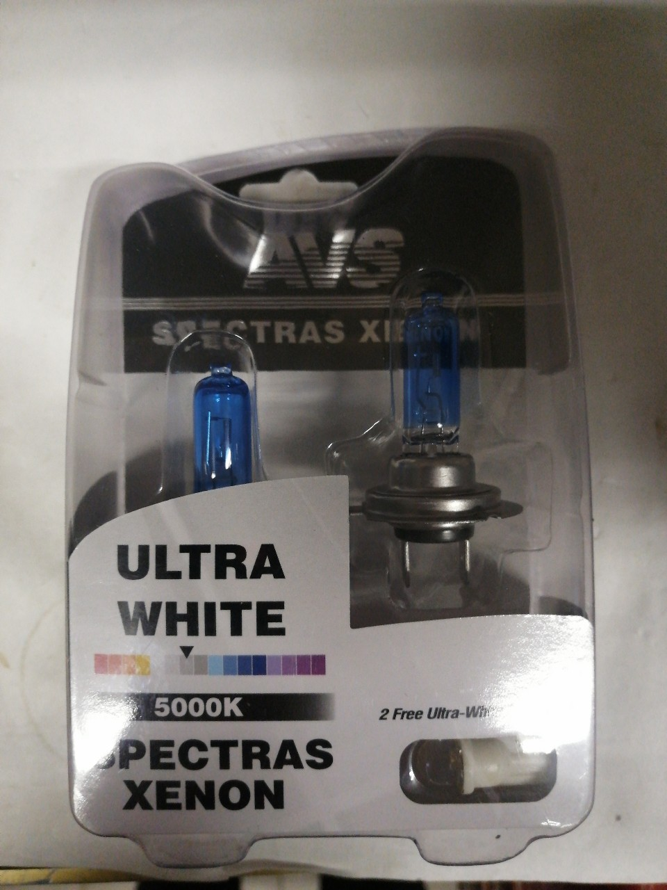 Купить запчасть AVS INDUSTRIAL CO - A07250S Газонаполненные лампы AVS SPECTRAS Xenon 5000K H7 12V 75W, комплект 2+2 (T-10) шт.