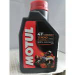 Купить Motul 104091 Масло Motul 7100 10W40 4T моторное, 100% синтетическое для четырехтактных двигателей мотоциклов, 1 л