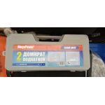 Купить Megapower M820013S Домкрат гидравлический M-820013S подкатной 2т (выс.подъема 135-320мм) в кейсе MEGAPOWER /1 HIT