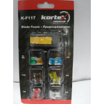 Купить KORTEX KF117 Предохранители к-кт Low Profile MINI (с пинцетом) (5A/30A по 1шт/7.5A/10A/15A/20A/25A
