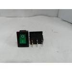 Купить Nord YADA 905440 Клавиша 12V 15А Mini зеленая с подсветкой (3конт.) ON-OFF TM Nord YADA