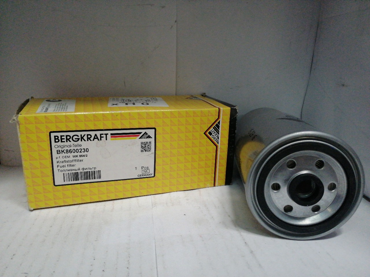 Купить запчасть BERGKRAFT - BK8600230 Фильтр топливный тонкой очистки (Hengst:H160WK) Iveco Daily II