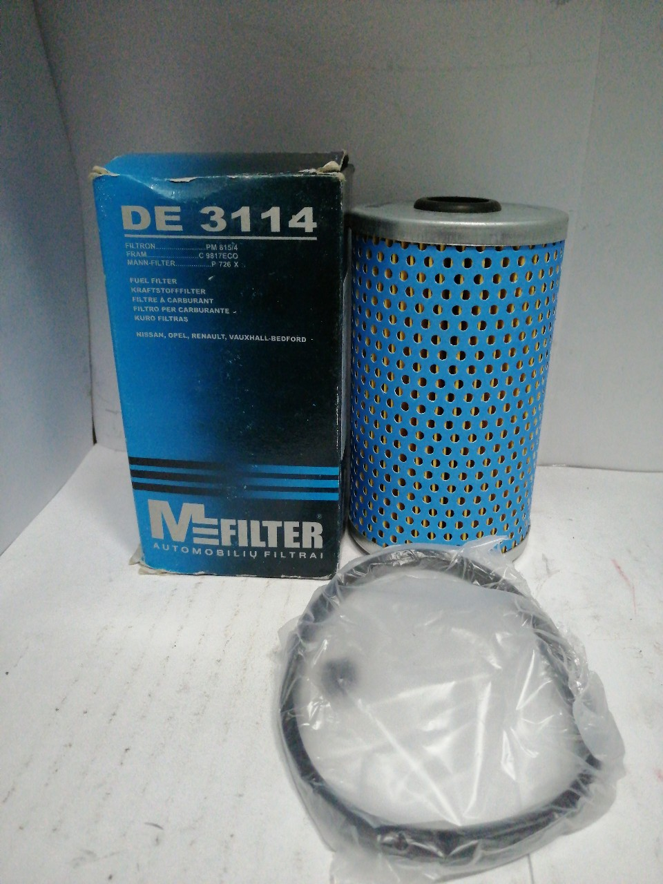 Купить запчасть MFILTER - DE3114 ФИЛЬТР ТОПЛ OPL MOVANO B/REN MASTER III 2.3DCI 10-