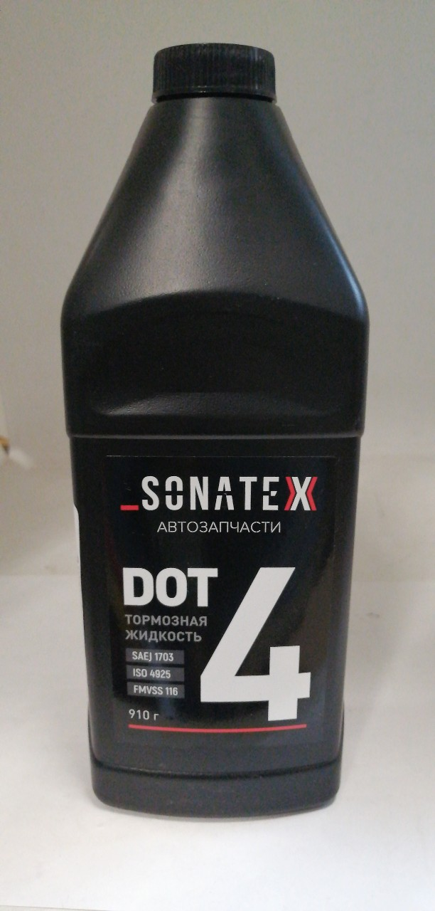 Купить запчасть SONATEX - 102644 жидкость тормозная DOT4 0,910 SONATEX