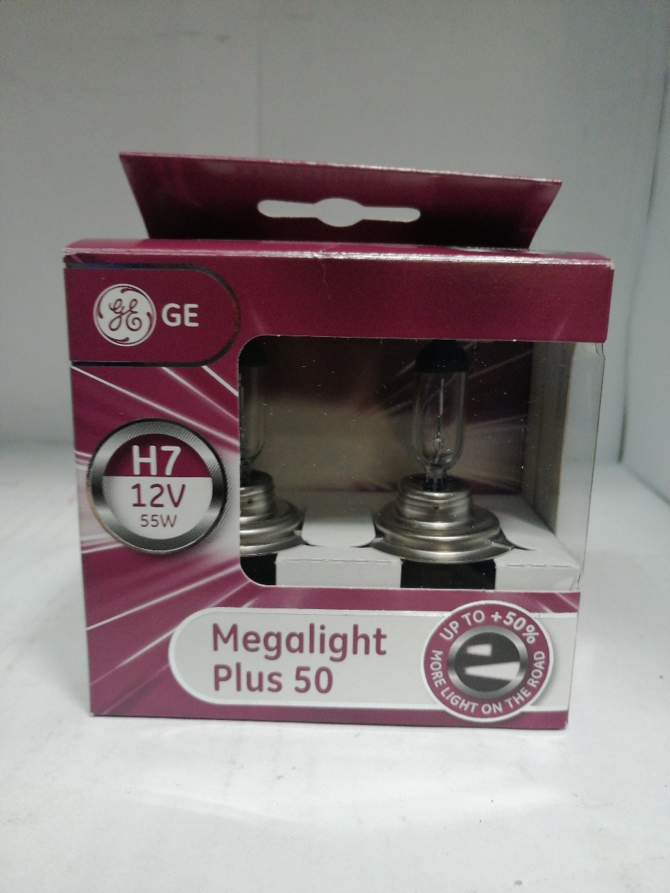 Купить запчасть GENERAL ELECTRIC - 58520MPU H7 12V- 55W (PX26d) ( +60% света) Megalight Plus 50 (к.уп.2шт.) 93768 (58520MPU)