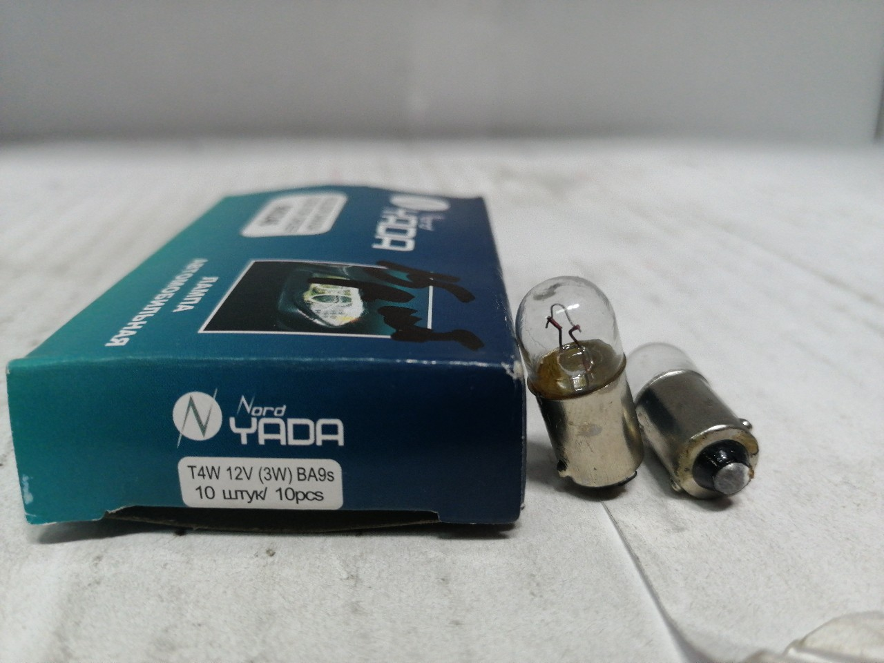 Купить запчасть NORD YADA - 900246 T4W 12V (3W) BA9s автолампа Nord YADA (повт. ук.пов., габариты)