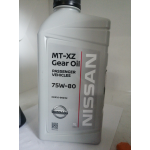 Купить Nissan KE91699932R Масло трансмиссионное полусинтетическое 1л - MT-XZ Gear Oil Passenger vehicles GL-4+ 75W80
