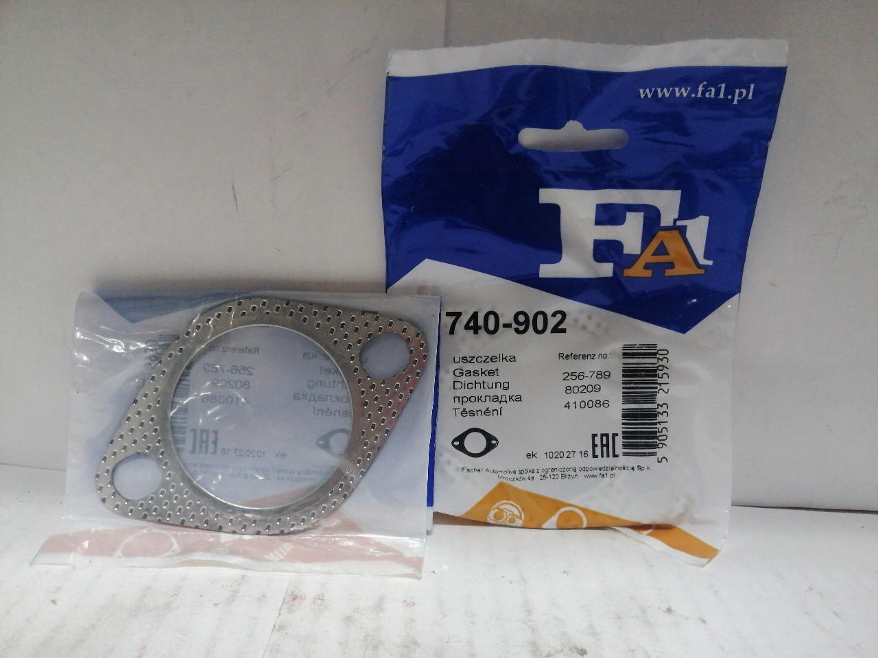 Купить запчасть FISCHER - 740902 740902 Прокладка, выпускной трубопровод MB156180/28764FD010/20711D9500/20711W7100/20691W7180 *FA1