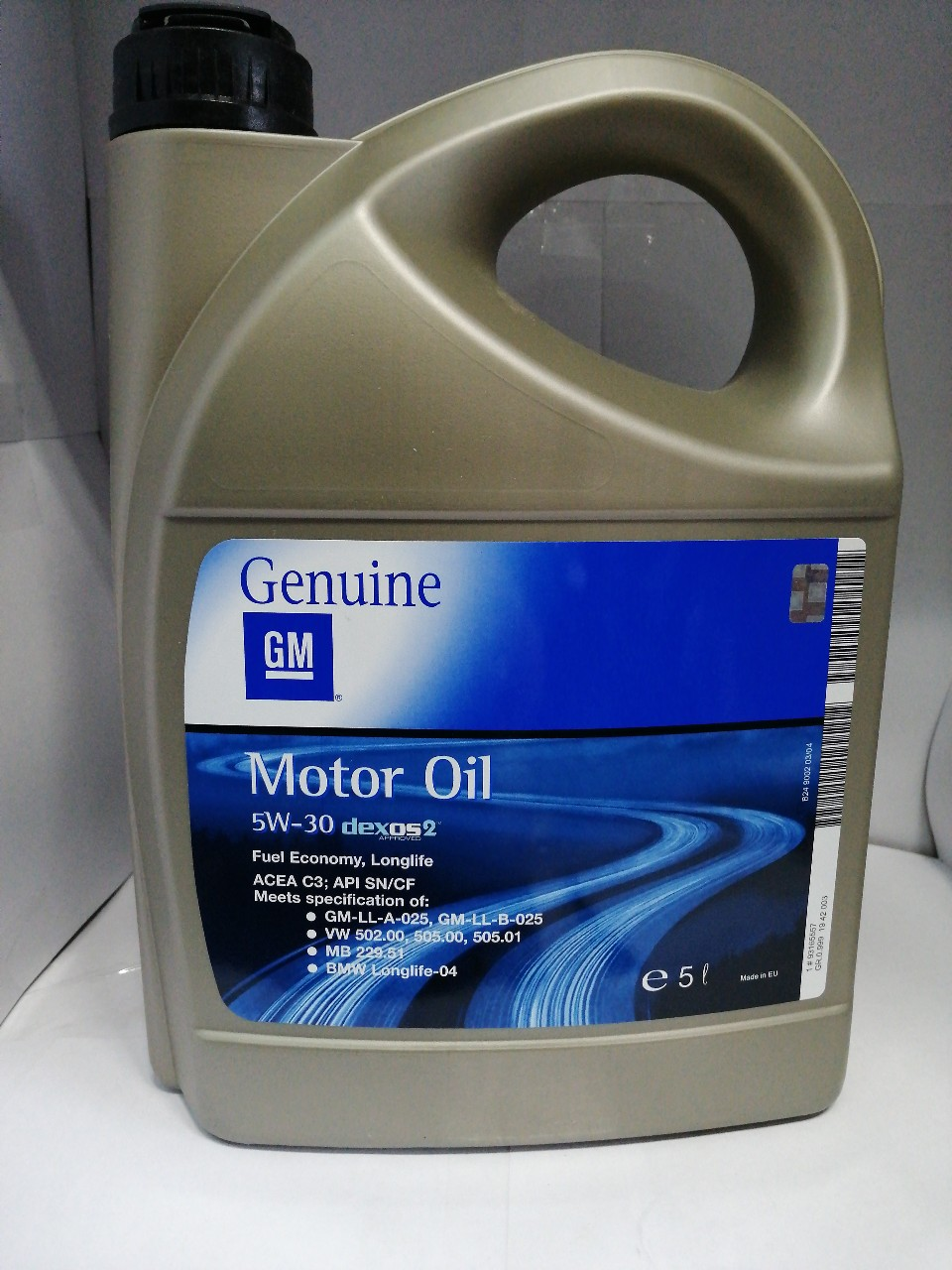 Купить запчасть GENERAL MOTORS - 93165557 GM Motor Oil Dexos2 Longlife 5W30 SM/CF 5л