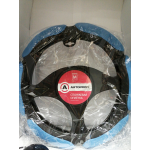 Купить Autoprofi SP5026BKBLM Оплетка руля (M) 2108-15, ИНОМАРКИ 37-39 см спонж черно-синяя 6 лепестков