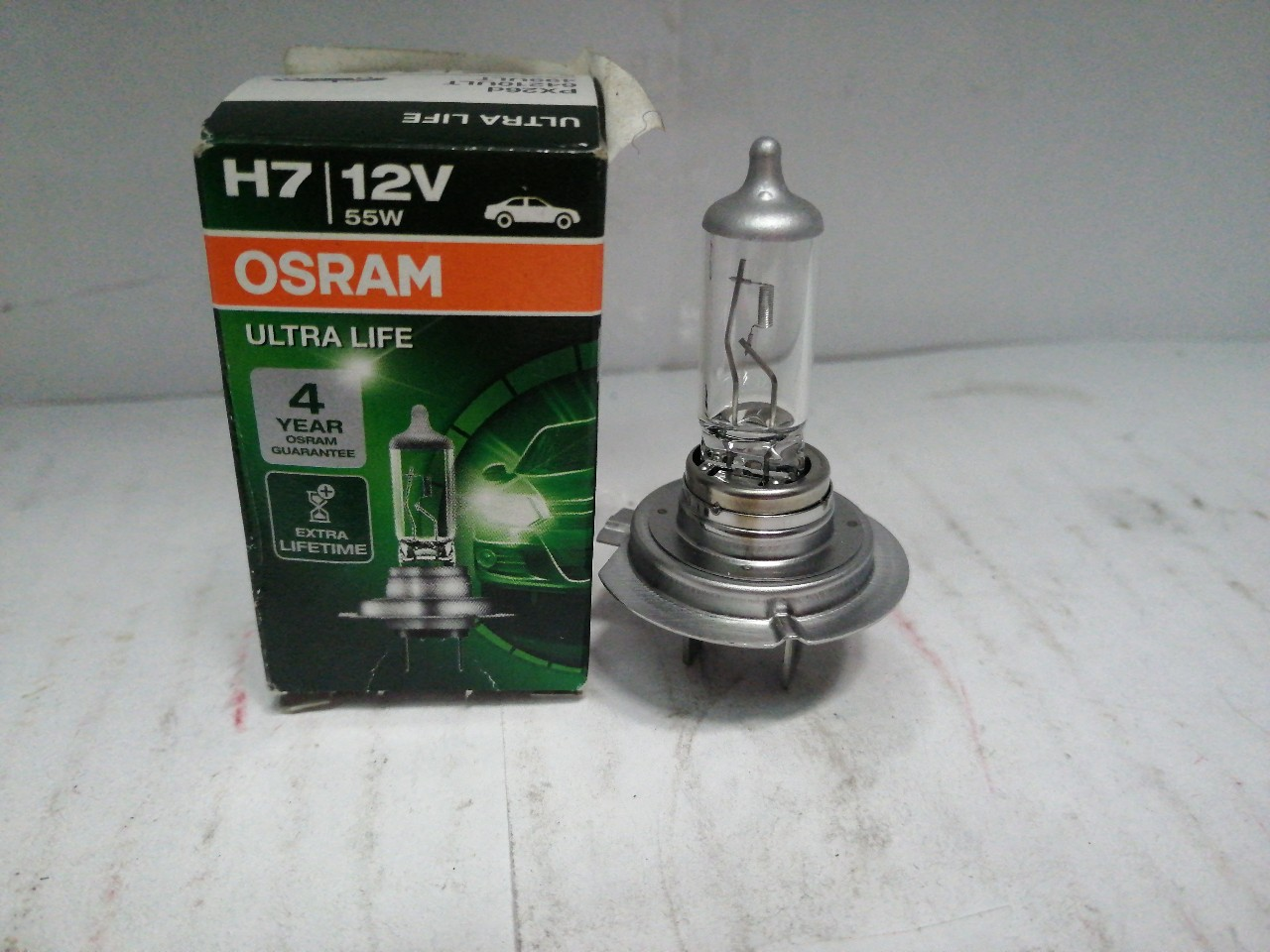 Купить запчасть OSRAM - 64210ULT Лампа галогенная H7 12V 55W PX26D ULTRA LIFE