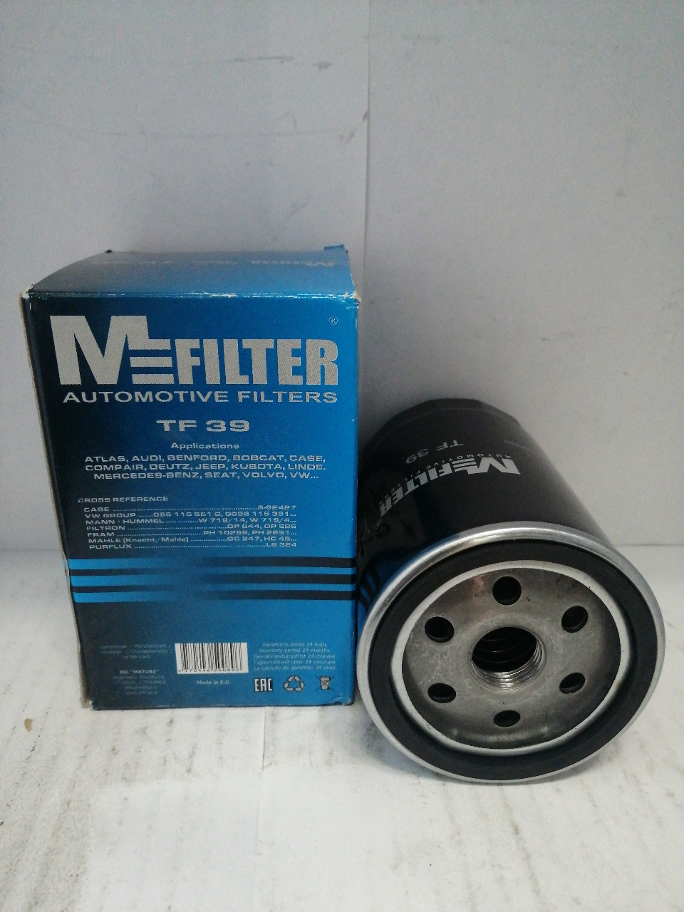 Купить запчасть MFILTER - TF39 Фильтр масляный AUDI A6, Coupe, 100, 200, 80; OPEL; ROVER; SEAT Ibiza I, VW Caddy I, Caravelle,Golf
