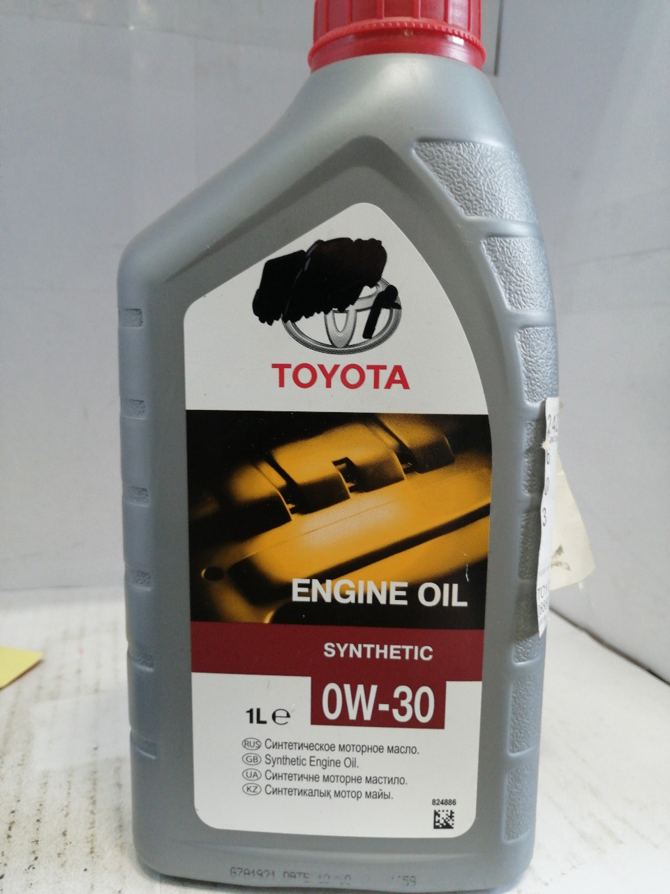 Купить запчасть TOYOTA - 0888080366GO Масло моторное синтетическое TOYOTA ENGINE OIL 0W-30 1л&nbsp;