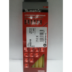 Купить Matrix 930722 Стержни клеевые, 11 x 200 мм, желтые, 6 шт.// Matrix