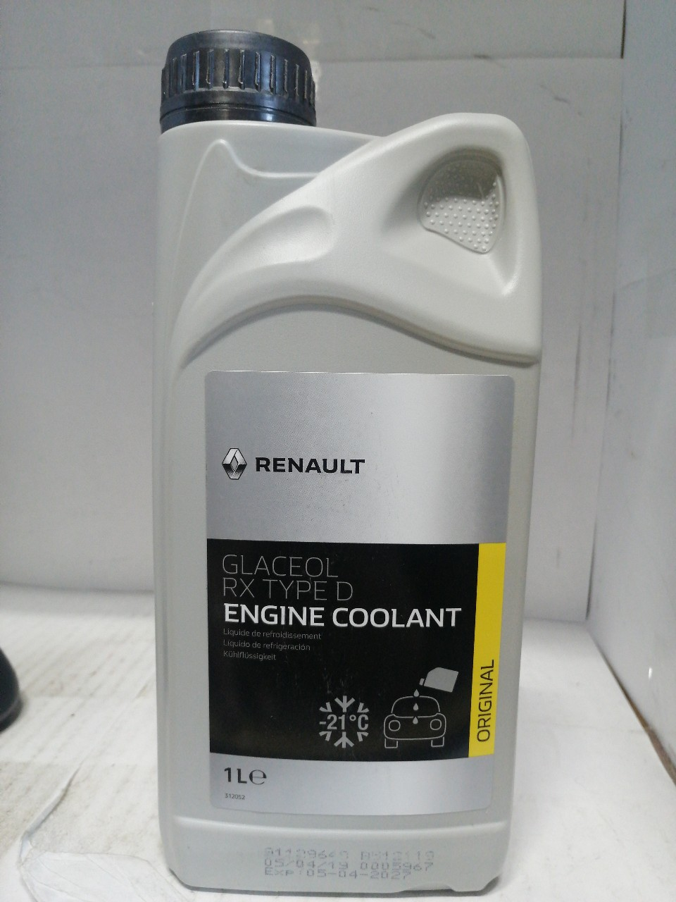 Купить запчасть RENAULT - 7711428133 Антифриз RENAULT 7711428133 1L готовый RENAULT Glaceol RX Type D жёлто-зелёный Renault /Nissan/Lada