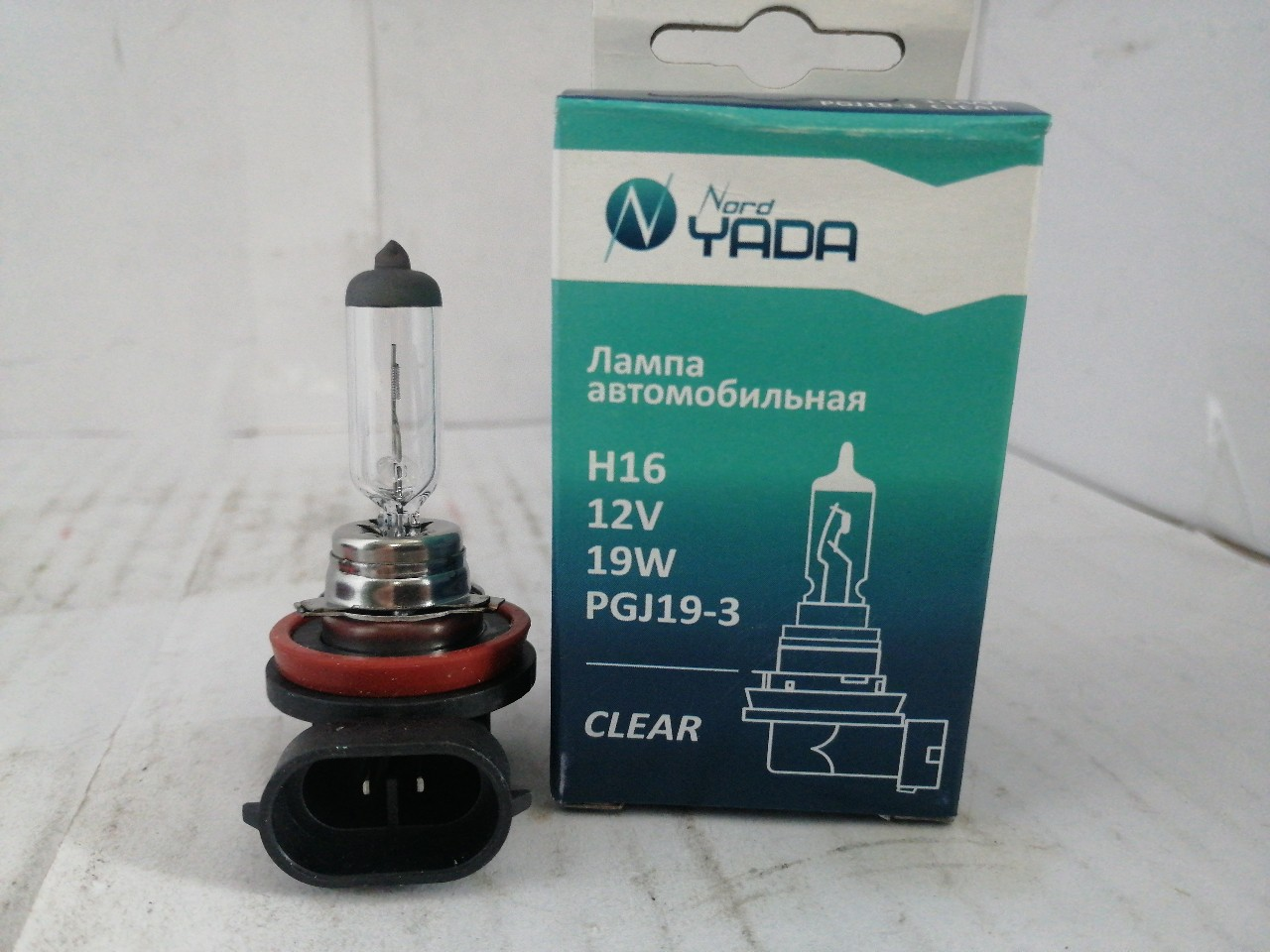 Купить запчасть NORD YADA - 904391 H16 12V 19W автолампа PGJ19-3 Nord YADA CLEAR
