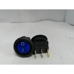 Купить Nord YADA 905480 Клавиша 12V 20А круглая синяя с подсветкой (3конт.) ON-OFF TM Nord YADA
