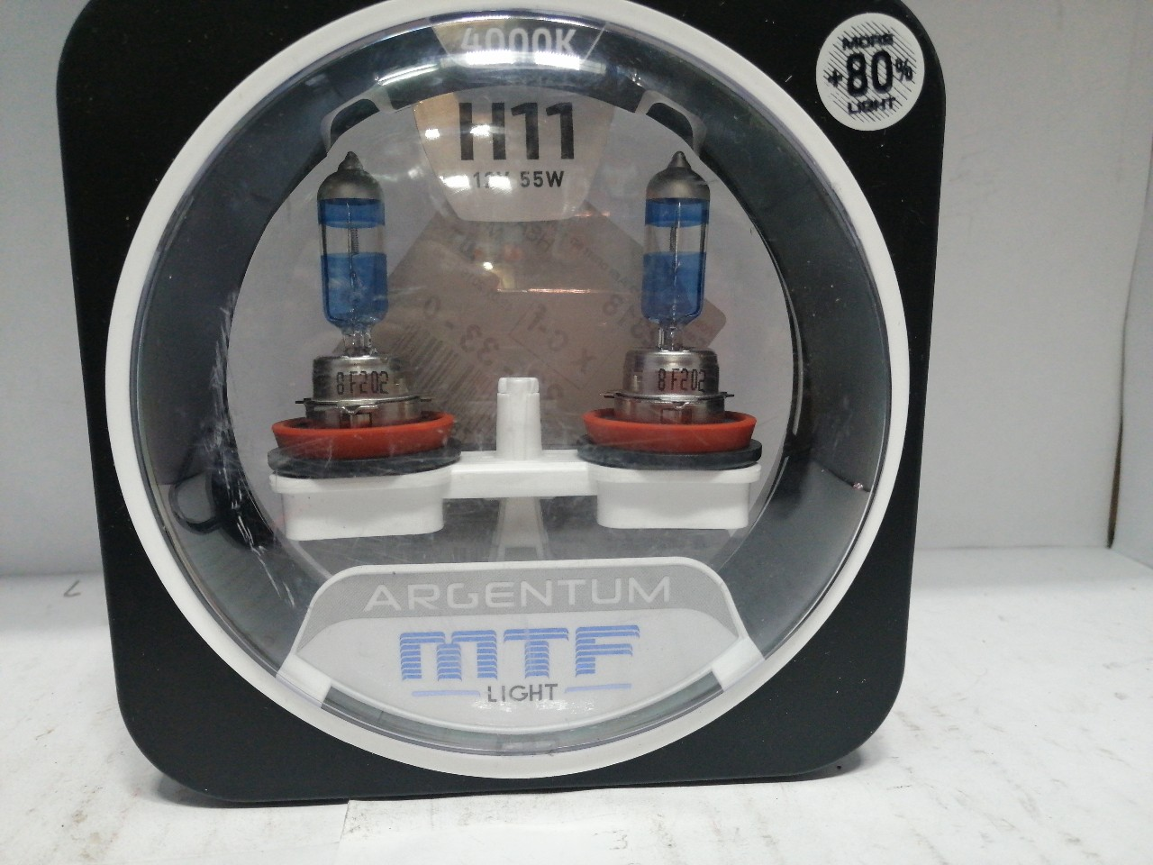 Купить запчасть MTF - H8A1211 Лампа Н11 12V, 55W, серия Argentum +80@00К (к-т 2 шт)