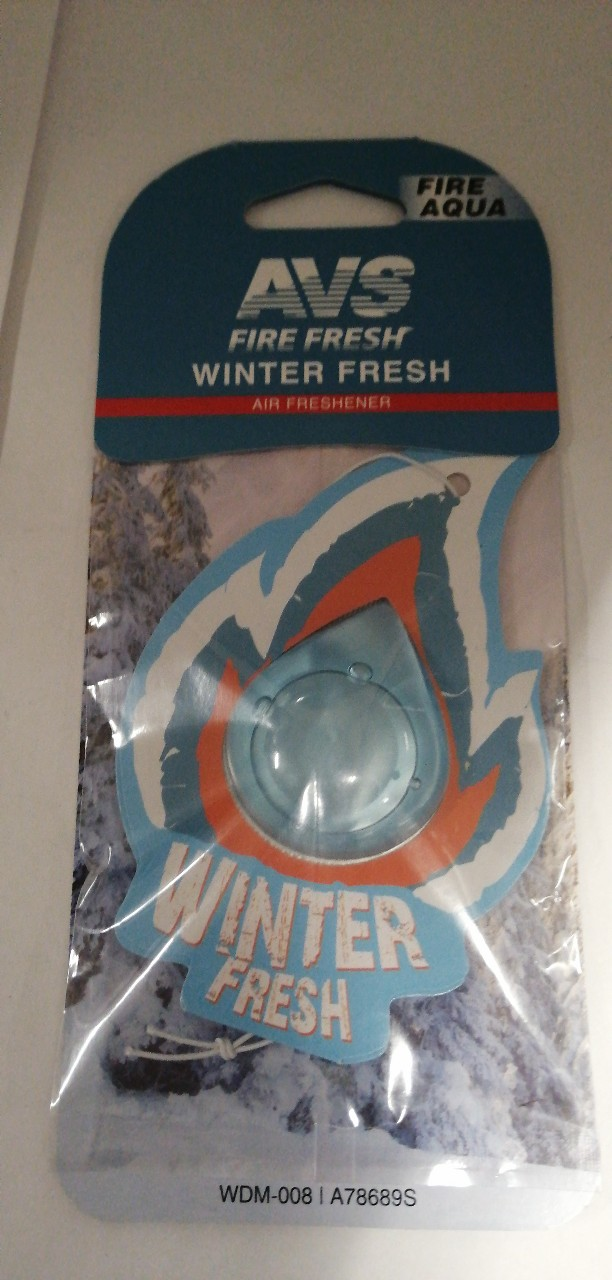 Купить запчасть AVS INDUSTRIAL CO - A78689S Ароматизатор AVS WDM-008 Fire AQUA (аром. Winter Fresh/Зимняя свежесть) (мембранные)