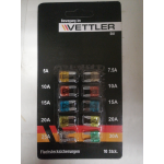 Купить Vettler 530A Предохранители (набор 10шт 5-30А) мини