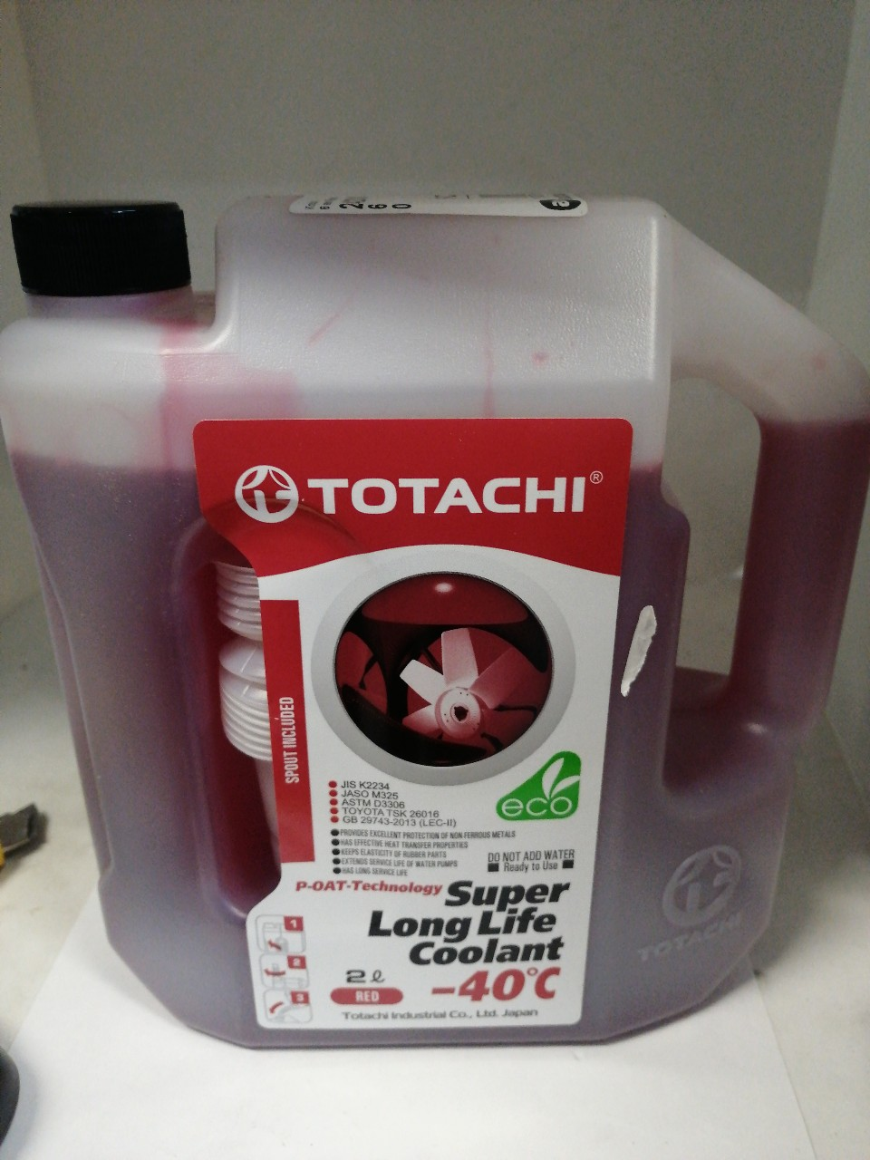 Купить запчасть TOTACHI - 41802 Охлаждающая жидкость TOTACHI SUPER LLC Red -40C 2л