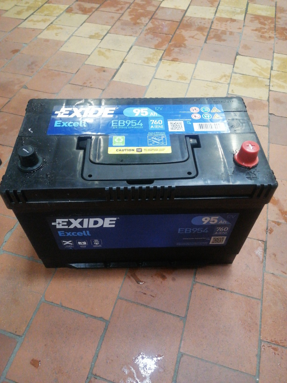 Купить запчасть EXIDE - EB954 Аккумулятор Excell 12V 95Ah 720A 306х173х222 ETN0