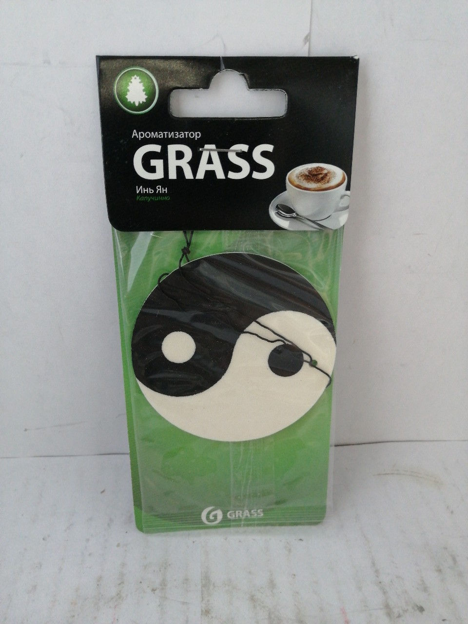 Купить запчасть GRASS - ST0397 Ароматиз.карт. ГраСС Инь Янь Капучино, шт