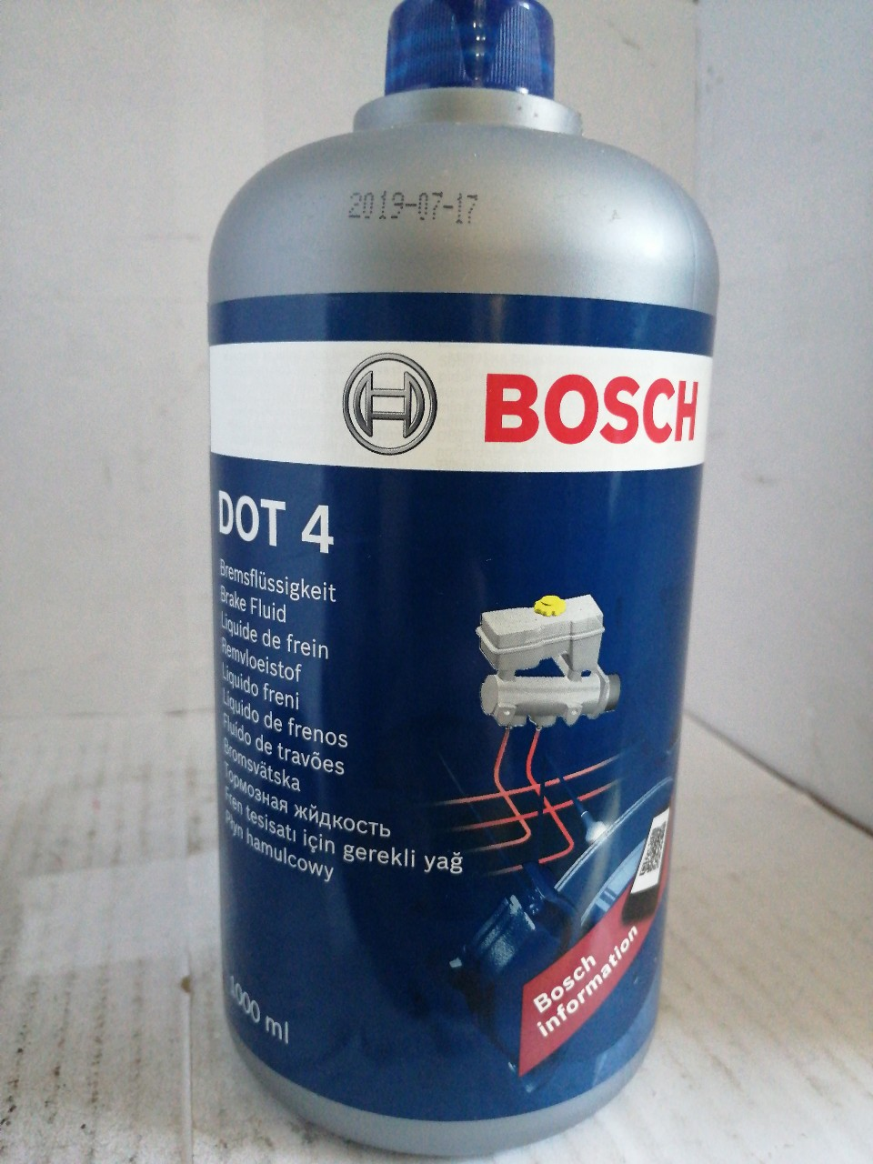 Купить запчасть BOSCH - 1987479107 Тормозная жидкость1987479002 DOT4 1000ml universal нов.номер 1987479107