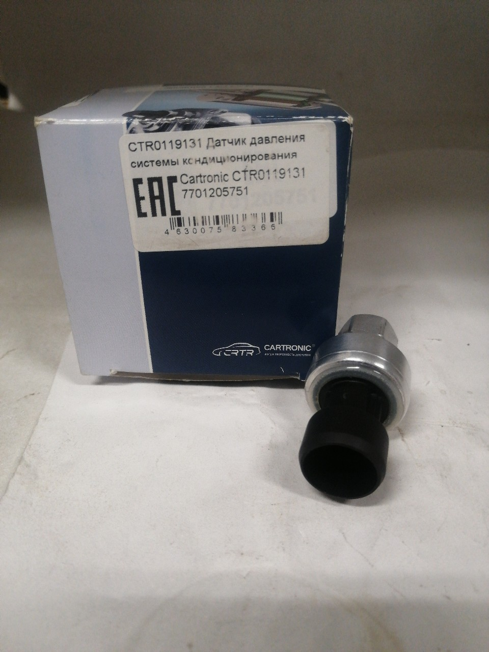 Купить запчасть CARTRONIC - CTR0119131 Датчик давления системы кондиционирования Cartronic CTR0119131 7701205751