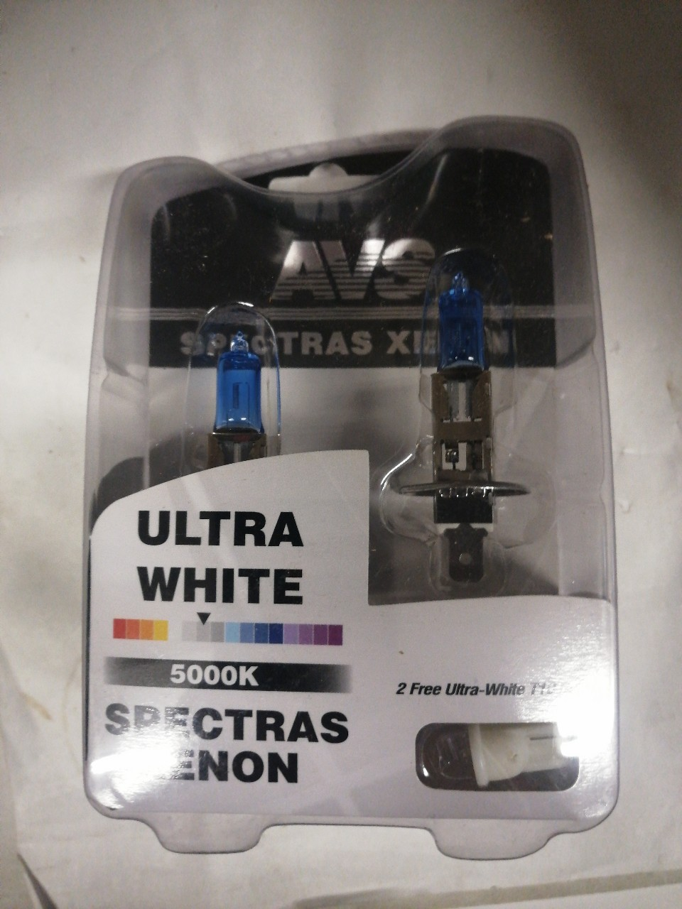 Купить запчасть AVS INDUSTRIAL CO - A07246S Лампа газонаполненная 12 В H1 5000K 75 Вт Spectras Xenon 2+2 (T-10) шт. AVS