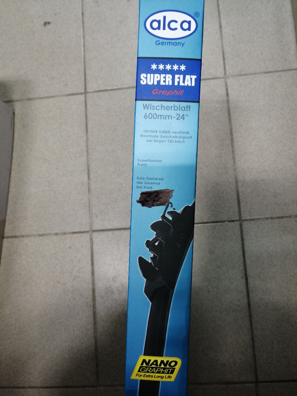 Купить запчасть ALCA - 054000 Дворник ALCA SUPER FLAT бескаркасный 24` (600 мм)