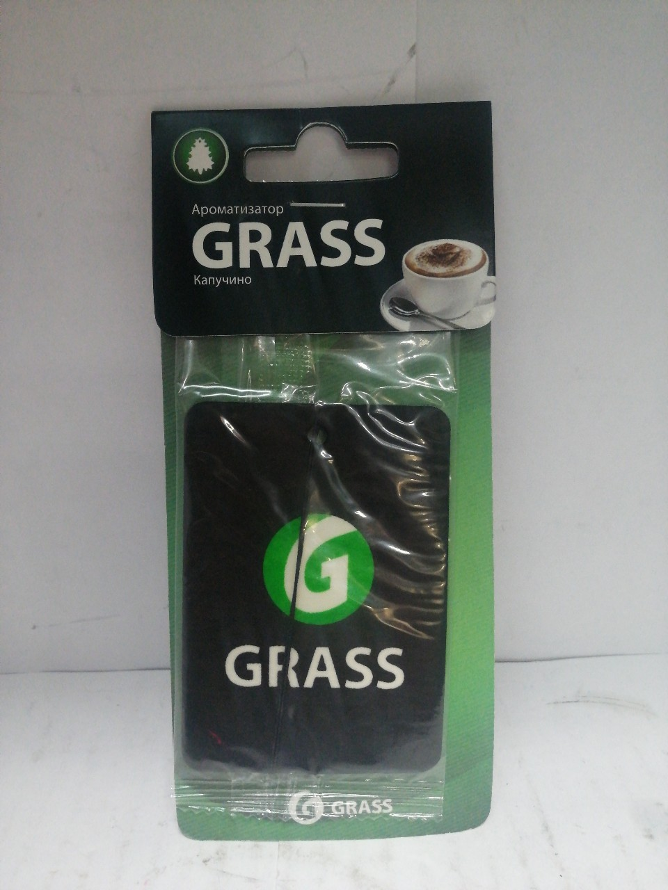 Купить запчасть GRASS - ST0406 Ароматизатор картонный ГраСС капучино (50), шт