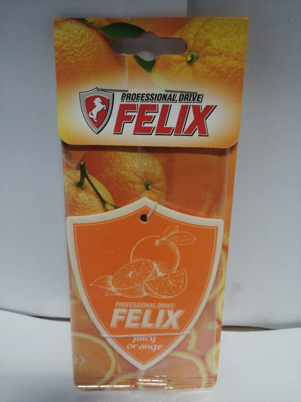 Купить запчасть FELIX - 411040030 Ароматизатор FELIX бумажный Брызги сочного апельсина 411040030