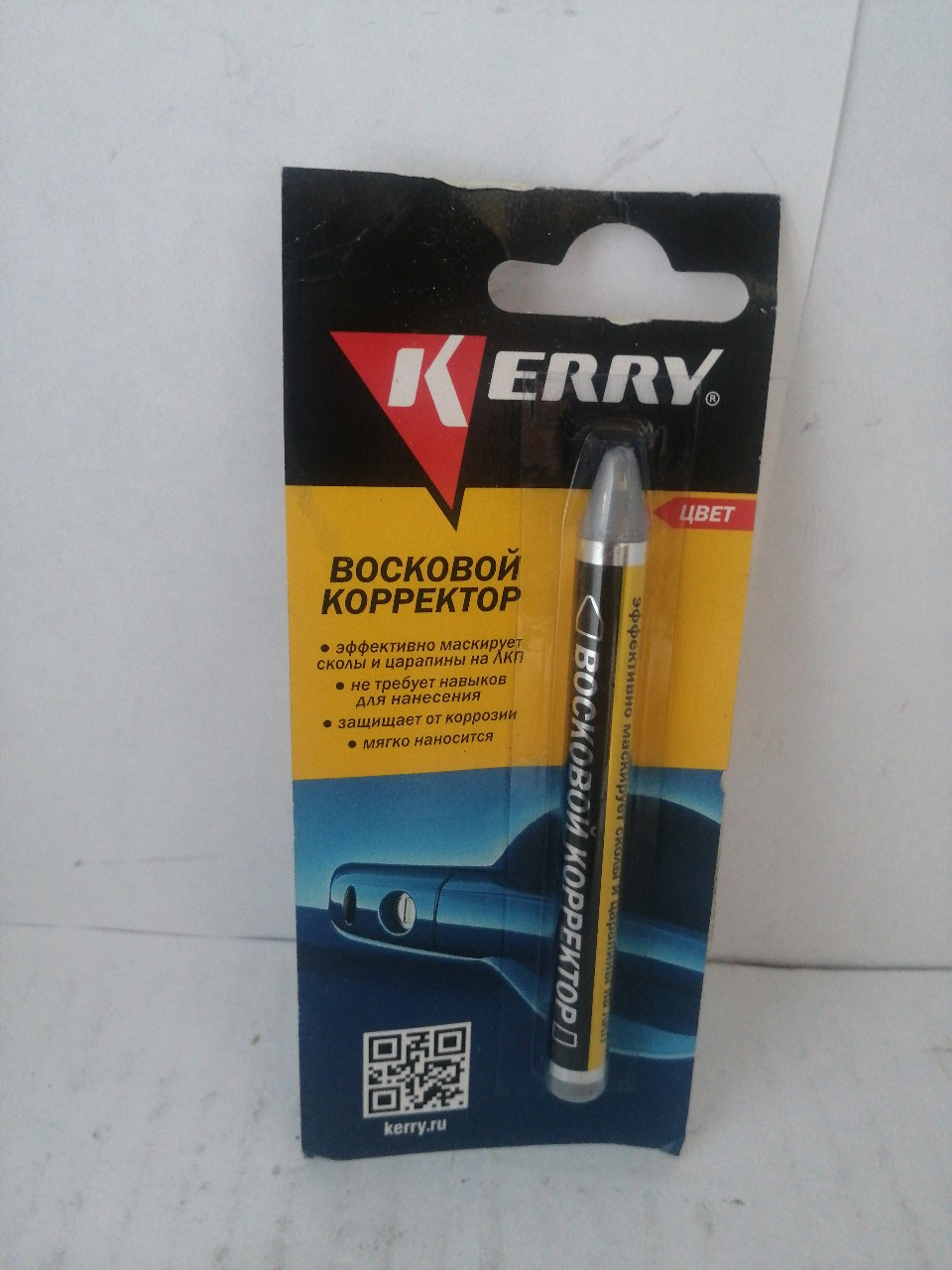 Купить запчасть KERRY - KR1955 Карандаш "KERRY" восковый корректор (6 гр) для всех оттенков серебра