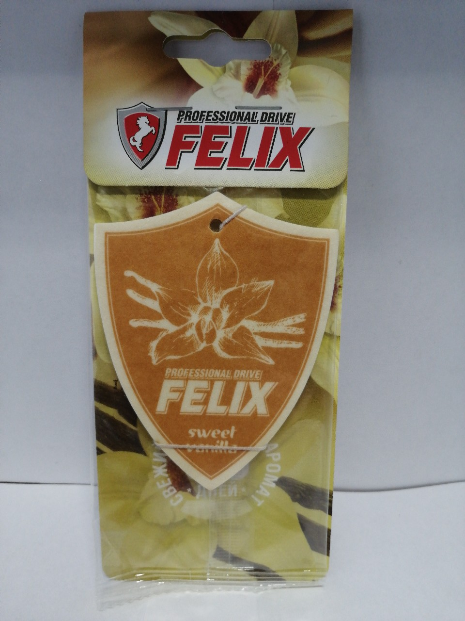 Купить запчасть FELIX - 411040028 Ароматизатор FELIX бумажный Нежная ваниль 411040028