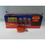 Купить Автомагнат WY21W12V Лампа указателя поворота Желтая (12V-вольтаж, WY21W -тип лампы, W3x16d -тип цоколя) (аналог: А 12-21