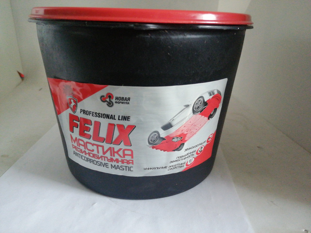 Купить запчасть FELIX - 411040081 Мастика резино-битумная FELIX, в п/э ведре, 2кг.