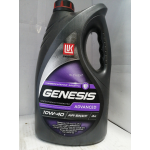 Купить ЛУКОЙЛ 1632650 ЛУКОЙЛ GENESIS ADVANCED 10W40 SN/CF A3/B4 (п/синт.) 4л Масло моторное полусинтетическое для легко