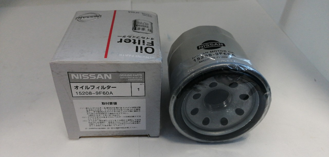 Купить запчасть NISSAN - 152089F60A Масляный фильтр NISSAN Almera (B10, N16), Note (E11, E12), Juke (F15), Qashqai (J10, J11), Teana (J3
