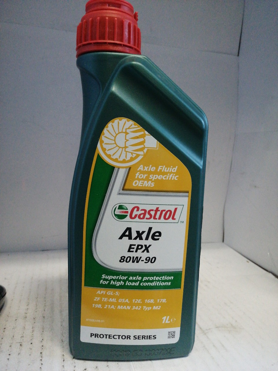 Купить запчасть CASTROL - 154CB7 Масло трансмиссионное минеральное Castrol Axle EPX 80W90, 1л, API GL-5,Approved - ZF TE-ML 05A, 12E,