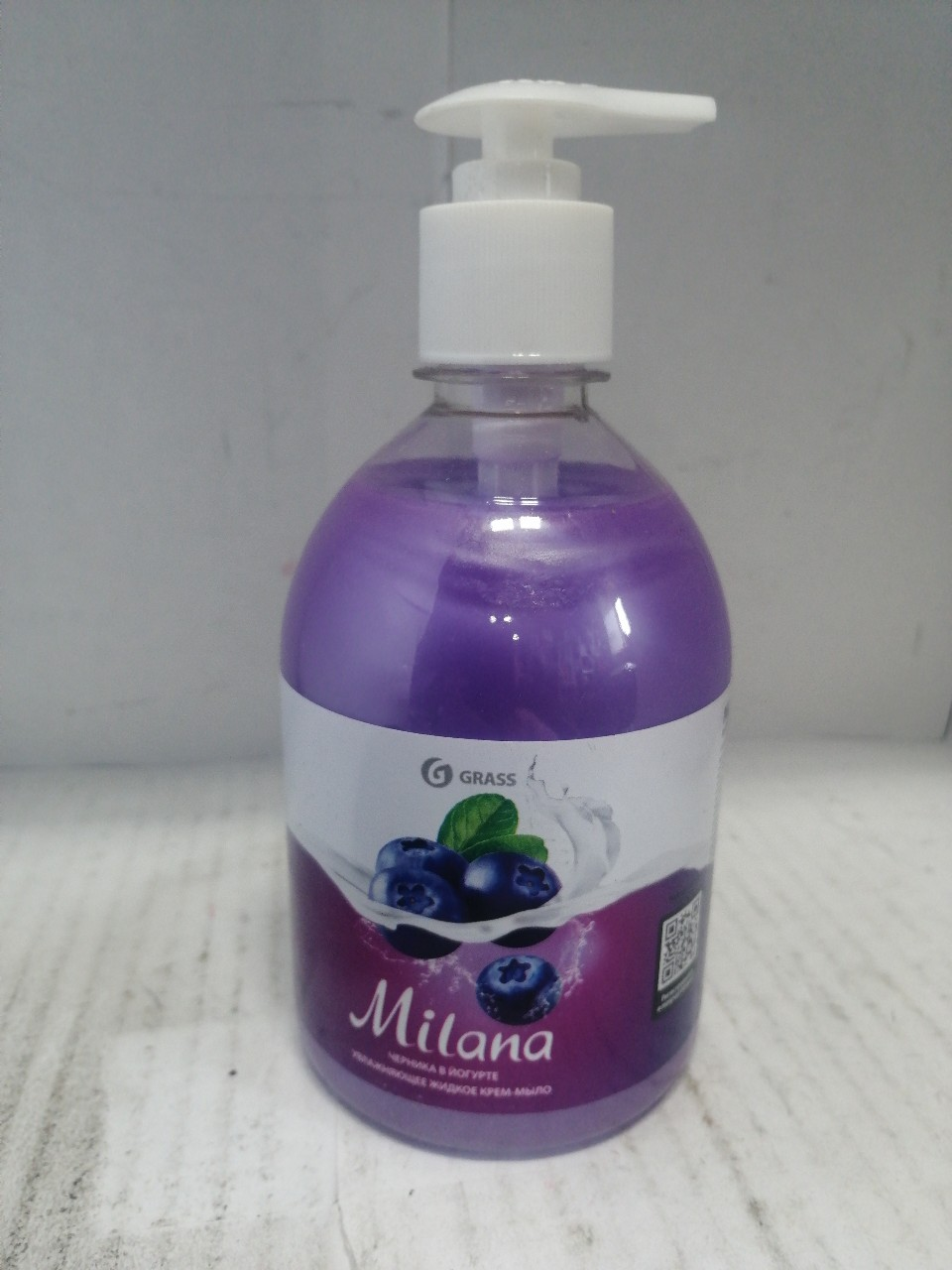 Купить запчасть GRASS - 126300 Жидкое мыло "Milana" черника в йогу (500мл)(15/810), шт