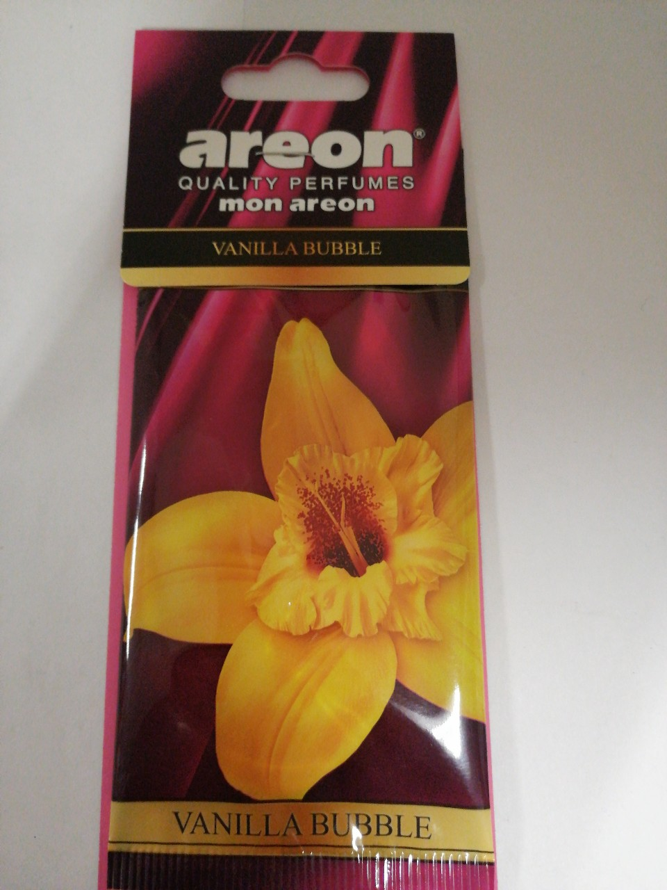 Купить запчасть AREON - 704043329 Аром АРЕОН бумажный MON Vanila Bubble (Ваниль Бабл)