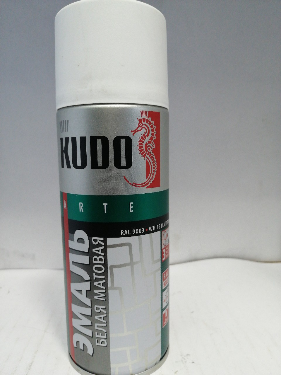 Купить запчасть KUDO - KU1101 Эмаль универсальная белая матовая