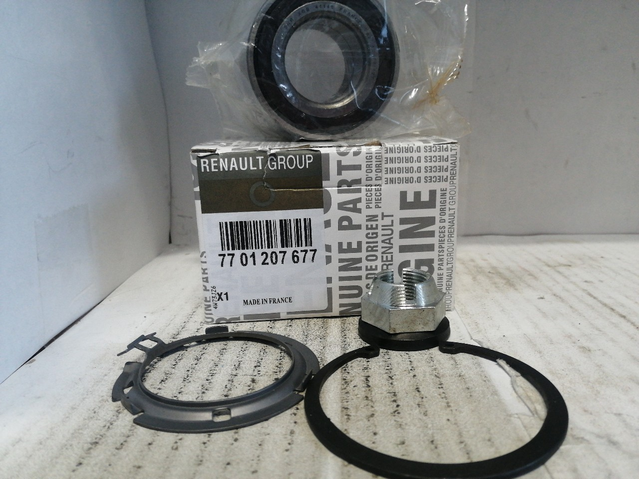 Купить запчасть RENAULT - 7701207677 Подшипник ступицы колеса переднего с абс RENAULT 7701207677 37 x 37 x 72