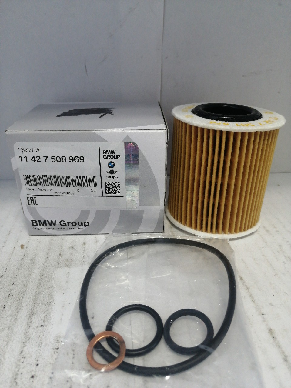 Купить запчасть BMW - 11427508969 Фильтр масляный BMW: 1 04-, 1 08-, 1 07-, 3 98-05, 3 05-, 3 Compact 01-05, 3 Touring 99-05, 3 Tourin