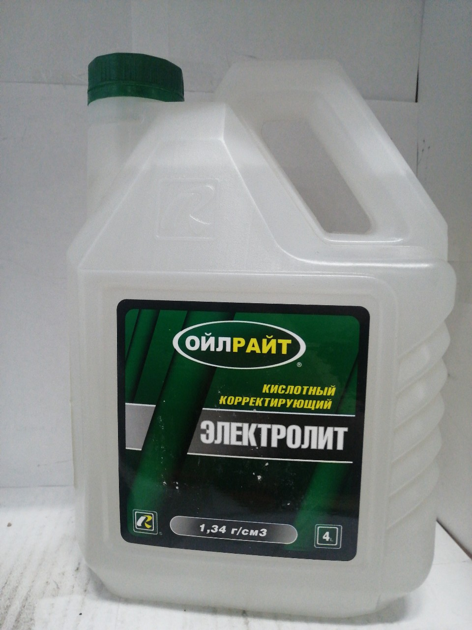 Купить запчасть OIL RIGHT - 5522 ЭЛЕКТРОЛИТ КОРРЕКТИРУЮЩИЙ 1,4 Г/КУБ.СМ. 4 Л OIL RI
