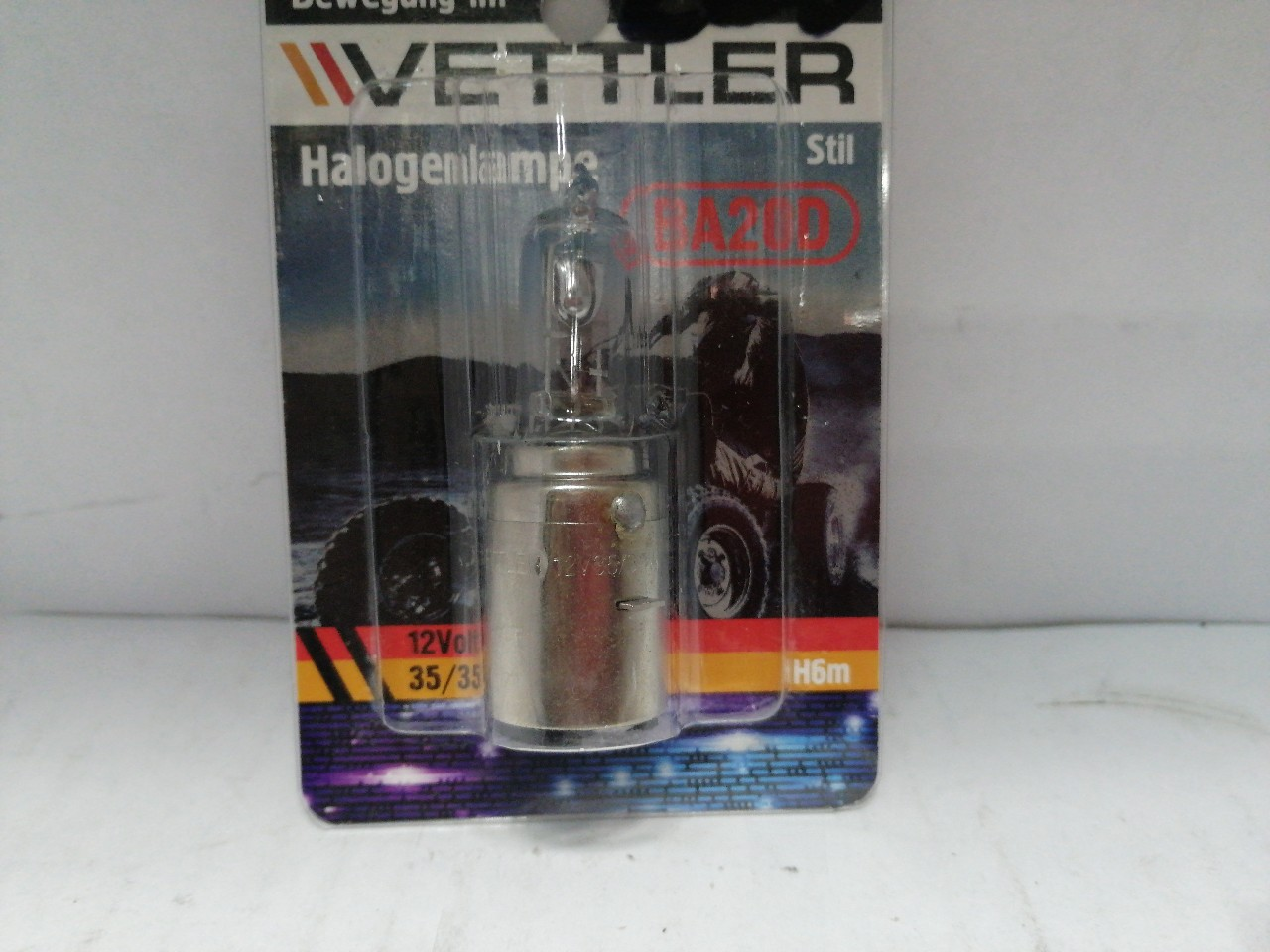 Купить запчасть VETTLER - H6M12V3535W Лампа фары гал. S2 12В 35/35 Вт (BA20D) всепогодная (квадроцикл)
